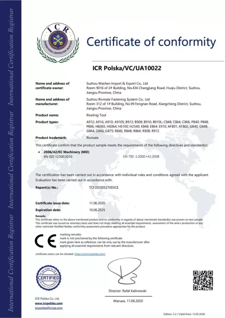 Certificado CE
