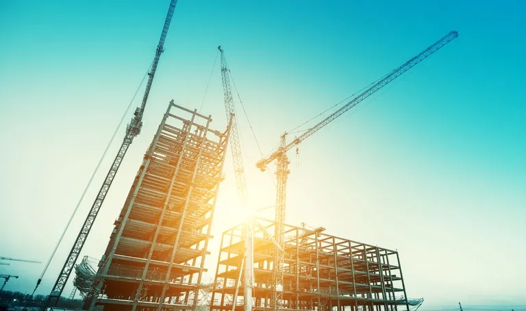 Projeto de construção comercial.